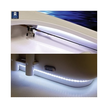 T-H Marine Supplies Channel-Rope Light 6', No LED-SMSLC-6WT LED-SMSLC-6WT